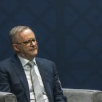 Anthony Albanese at the AUKUS meeting in San Diego 13 March 2023