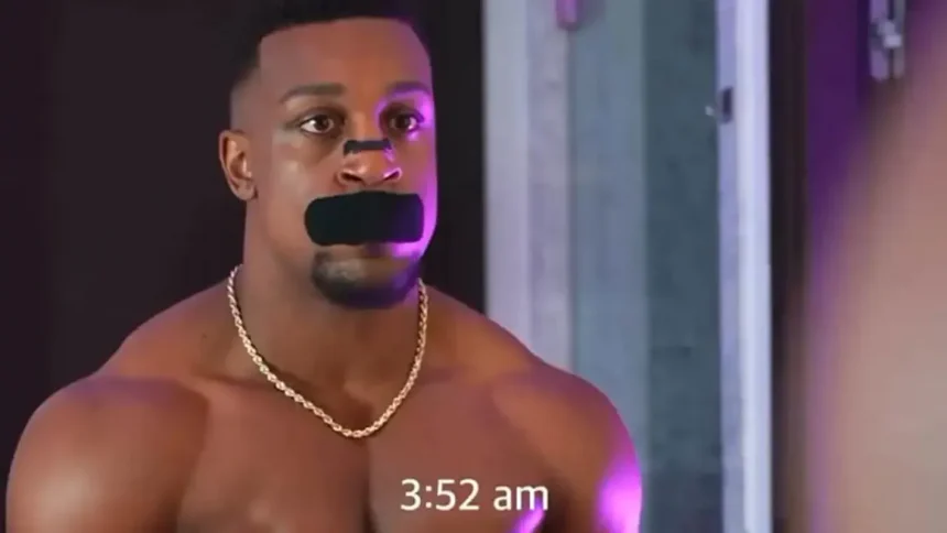 ashton hall viral moment early morning