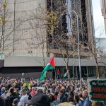 Sydney Harbour Bridge protest crowd