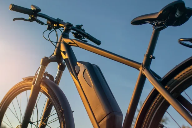 electric bike on hill