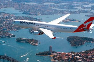 Qantas Over Australia